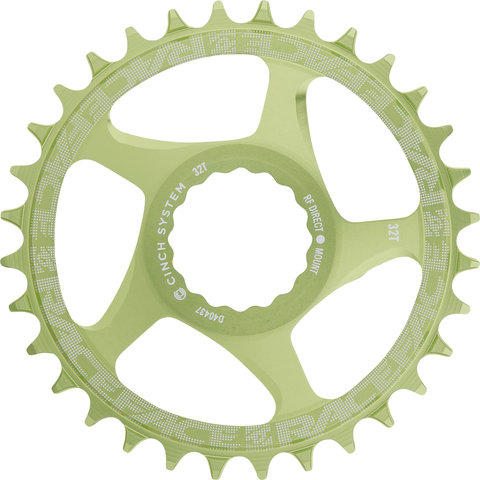 Race Face Narrow Wide Kettenblatt Cinch Direct Mount, 10-/11-/12-fach - green/32 Zähne Race Face Narrow Wide Kettenblatt Cinch Direct Mount, 10-/11-/12-fach - green/32 Zähne