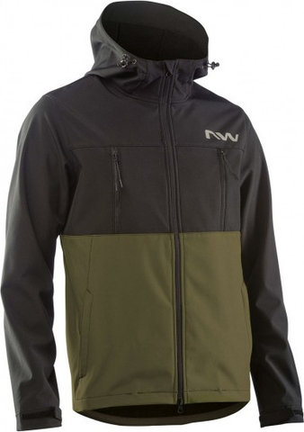 Northwave Chaqueta Easy Out - forest green-black | M