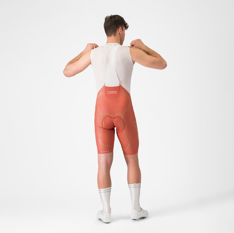 Castelli Free Aero Race S Kit Bib Short Trägerhose - paprika elmwood | M