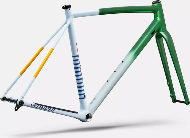 Specialized Crux DSW Frame Kit - oasis tint flake silver morning mist-purple haze/27,5" (650B), 28"/XS/1 1/8" - 1,5" tapered/50 mm