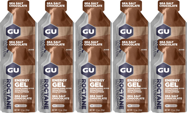 GU Energy Labs Roctane Energy Gel - 10 unidad - sea salt-chocolate
