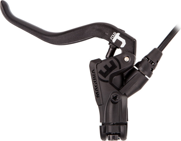 Magura MT4 Carbotecture® Disc Brake - polished black anodized/Set/Flip-Flop (non-side-specific)