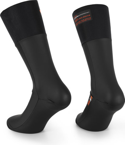 ASSOS RSR Thermo Rain Socks - black series/39 - 42