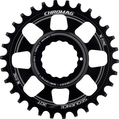 Chromag Kettenblatt Sequence SRAM X-Sync Race Face Cinch Boost - black | 30 Z