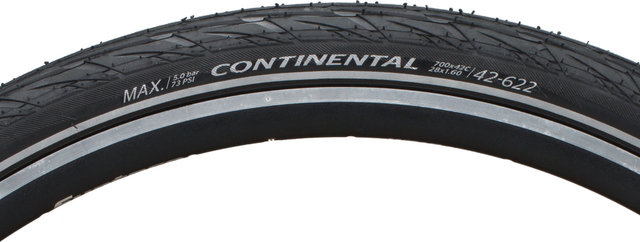 Continental Contact Plus City 28" Drahtreifen - schwarz-reflex/28 "/42 mm/1.6 "/42-622