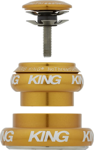 Chris King Jeu de Direction NoThreadSet EC34/28,6 - EC44/40 GripLock - gold/EC34/28,6 - EC44/40