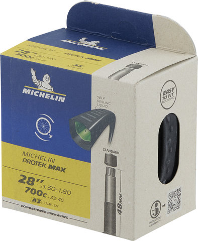 Michelin Chambre à Air A3 Protek Max pour 28" - universal/33-622 à 46-622/Valve Schrader (AV)/33-46 x 622 AV 48 mm/48 