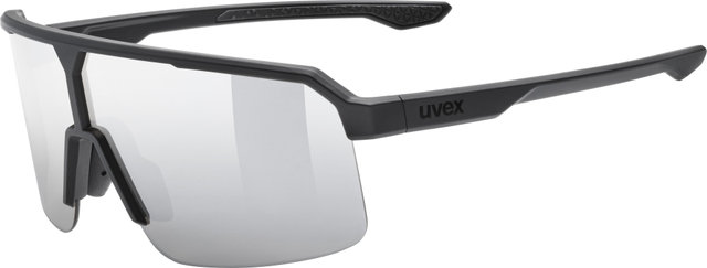 uvex ramp sports glasses - black matte | mirror silver