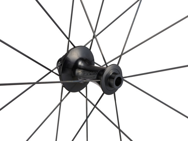 Specialized Roval Rapide CLX II Carbon Disc Center Lock 28" Wheelset - satin carbon-gloss white/100 mm/Non Boost/Shimano Road/28"/142 mm/Non Boost