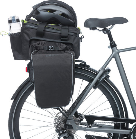 Basil Trunk bag XL Pro MIK - black lime | 36 l