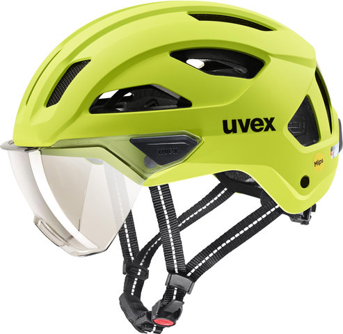uvex Stride Visor MIPS Helmet - lime matt/53 - 56 cm