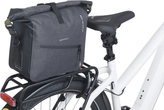 Basil Navigator Storm Gepäckträgertasche - schwarz/13 l