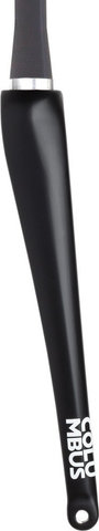 Columbus Futura fourche disque intégré - black mat/Axe Traversant 12 mm/28"/100 mm/1 1/8" - 1,5" tapered/45 