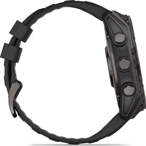 Garmin fenix 8 AMOLED Sapphire Titanium GPS 51 mm Multisport Smartwatch - black-carbon gray