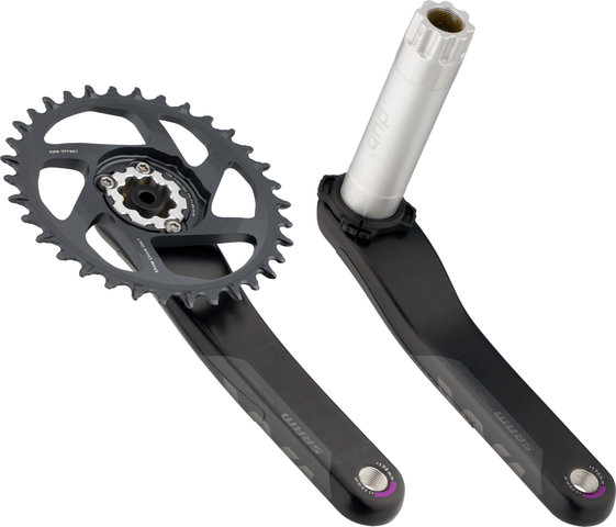 SRAM Juego de bielas XX1 Eagle AXS DUB 12 velocidades - grey/170,0 mm