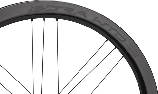 Campagnolo Bora WTO 45 C23 Disc Center Lock 28" Laufradsatz - schwarz/28"/142 mm/100 mm/Shimano Road/Non Boost/Non Boost