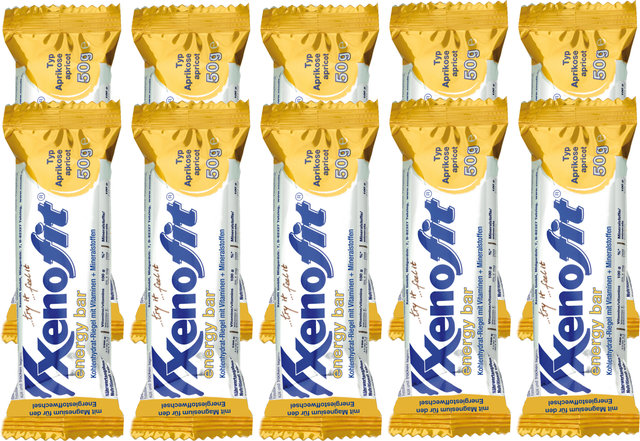 Xenofit barra energética Energieriegel - 10 piezas - albaricoque