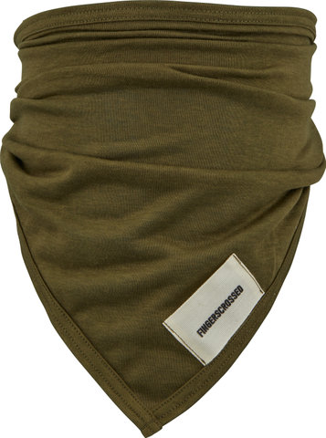 FINGERSCROSSED Triangle Scarf - olive/one size