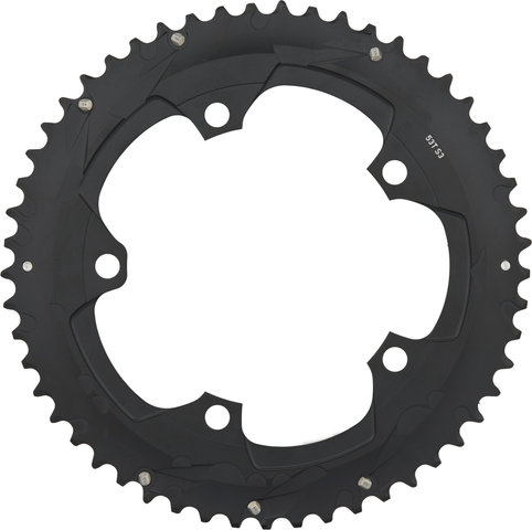 SRAM Kettenblatt Force 22 X-Glide Yaw, 5-Arm, 130 mm Lochkreis - blast black/53 Z
