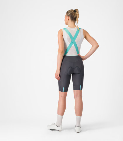 Castelli Cuissard à Bretelles Prima 2 DT pour dames - dark gray pool blue | S