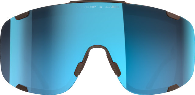 POC Devour sports glasses with replacement lens - bronzite brown | clarity universal-sunny turquoise