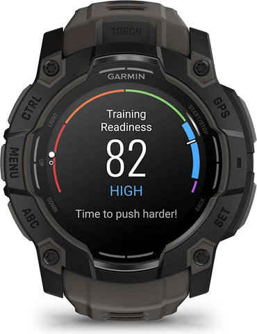 Garmin Instinct 3 50 mm AMOLED GPS multisport smartwatch - black