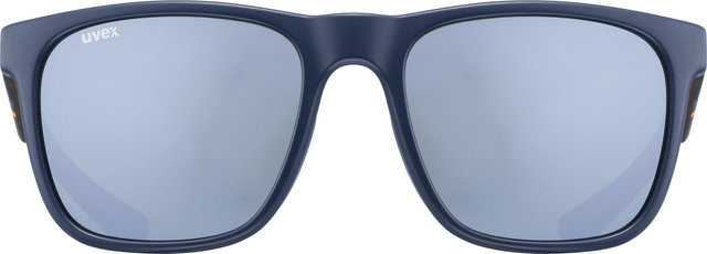 uvex Lunettes de Sport LGL 42 - blue mat-havanna/litemirror silver
