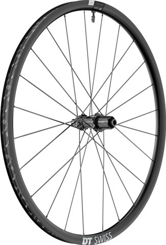 DT Swiss Ensemble de roues GR 1600 SPLINE Disc Center Lock Dynamo 28" - noir/142 mm/100 mm/28"/Shimano Route/100 mm/Shimano Route/100 mm/142 mm/Non Boost/Non Boost