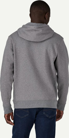 Patagonia Sweat à capuche Uprisal Logo P-6 - gravel heather/L