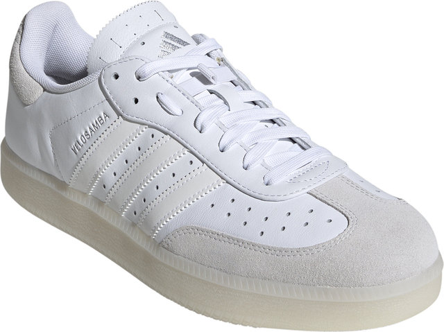 adidas Cycling Velosamba Leather Fahrradschuhe - ftwr white-ftwr white-crystal white/41 1/3