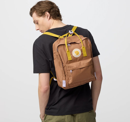 Fjällräven Sac à dos Kånken Koncept - khaki dust kantarell | 16 