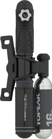 Topeak Mini-pompe HybridRocket HP Mini avec CO2-Inflator - noir