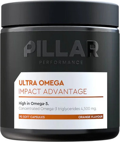 PILLAR Performance Tabletas Ultra Omega Impact Advantage, 90 unidades - orange