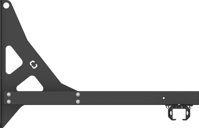 Stashed Products Soporte de pared para bicicleta SpaceRail 8x - negro-plata