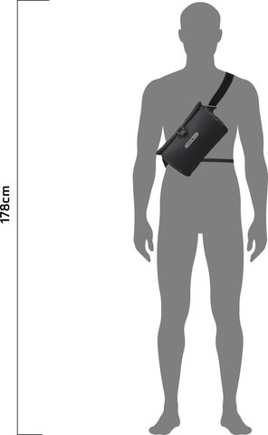 ORTLIEB Sac banane / Sacoche de Guidon Velo-Sling Flex - black