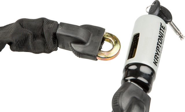 Kryptonite KryptoLok® 2 Integrated Chain bike lock - black-grey-white/55 cm