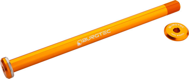 Burgtec Eje pasante trasero para Santa Cruz V10 - iron bro orange/157 mm
