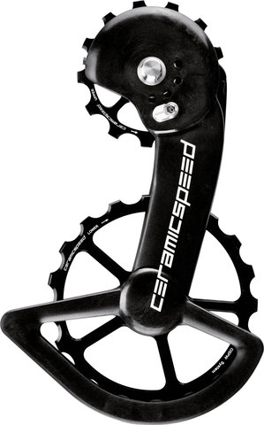 CeramicSpeed OSPW X Coated derailleur pulley system for Shimano GRX 2x12-speed - black/13 teeth (guide pulley), 19 teeth (tension pulley)