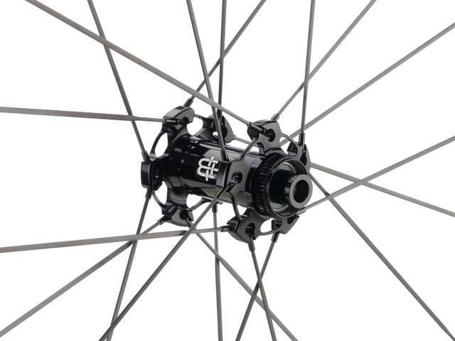 Black Inc SIXTY TWO Disc Center Lock Carbon 28" Wheelset - silver label/100 mm/Non Boost/28"/142 mm/Shimano Road/Non Boost