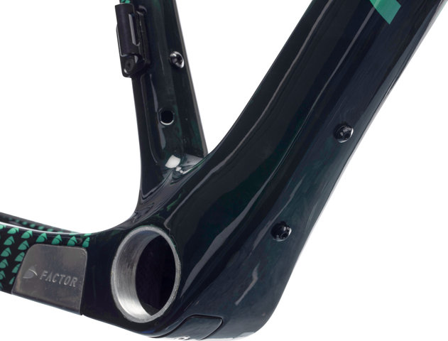 Factor Kit de Cadre en Carbone LS Disc Gravel - british green/M/Axe Traversant 12 mm
