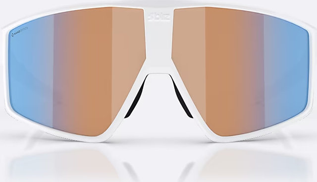 Bliz P002S Sports Glasses - white | nano optics nordic light coral-orange-blue multicolor