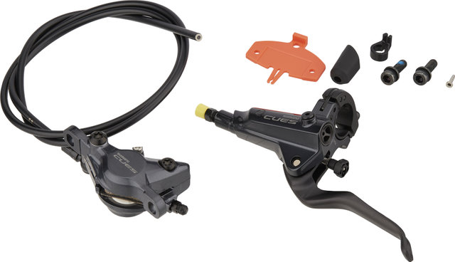 Shimano Frein à Disque CUES BR-U8000 avec Plaquettes en Résine J-Kit - noir/Roue avant/Gauche (spécifique au côté)