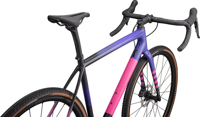 Specialized Crux Comp 28" Gravel Bike - gloss carbon-purple haze-rebel pink-birch/28"/M