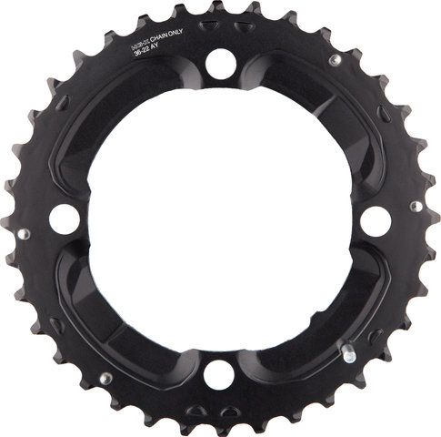Shimano Deore Kettenblatt FC-M617 10-fach - schwarz/36 Z