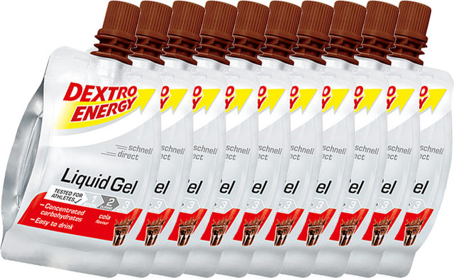 Dextro Energy Gel líquido - 10 unidades - cola/600 