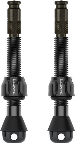 Lezyne Válvulas tubeless Clik TLR Pro - negro | Válvula Presta (SV) | 44 mm