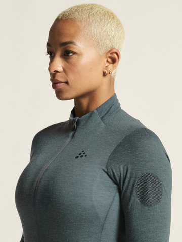 Craft Core Bike Essence Wool L/S Women's Cycling Jersey - weather | XS