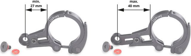 Lupine Flexmount Lenkerhalterung Schnellspanner für Lupine-Akkulampen - schwarz