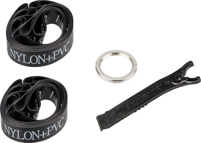 Mavic Ellipse Wheelset - black/100 mm/28"/Screw-on freewheel/100 mm/Threaded freewheel/100 mm/120 mm