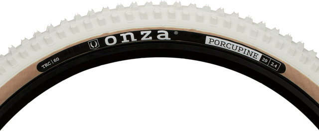 Onza Pneu Souple Porcupine TRC SC60 29" White Edition - blanc-brun/29 /61 /61-622/2.4 